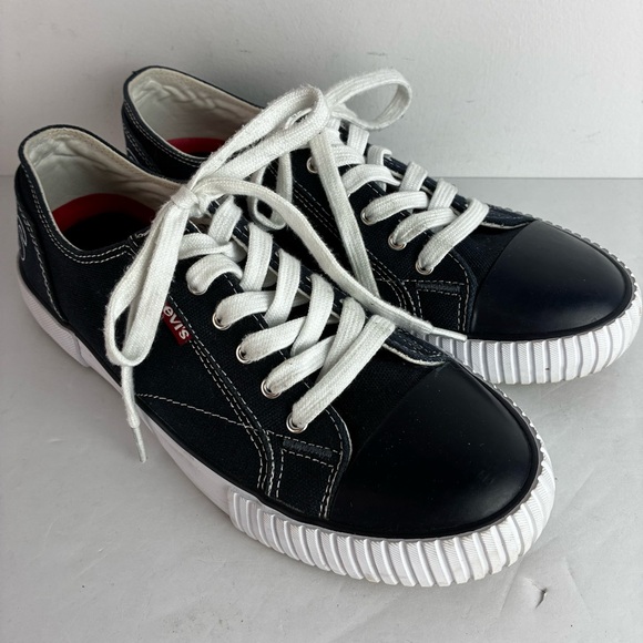 Levi's Shoes - Levi’s Anika-C Navy Blue Low Top Sneakers NWOT